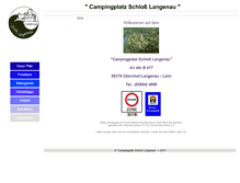 Tablet Screenshot of campingplatz-schloss-langenau.eu